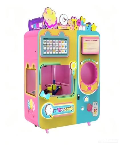 Cotton candy vending machine